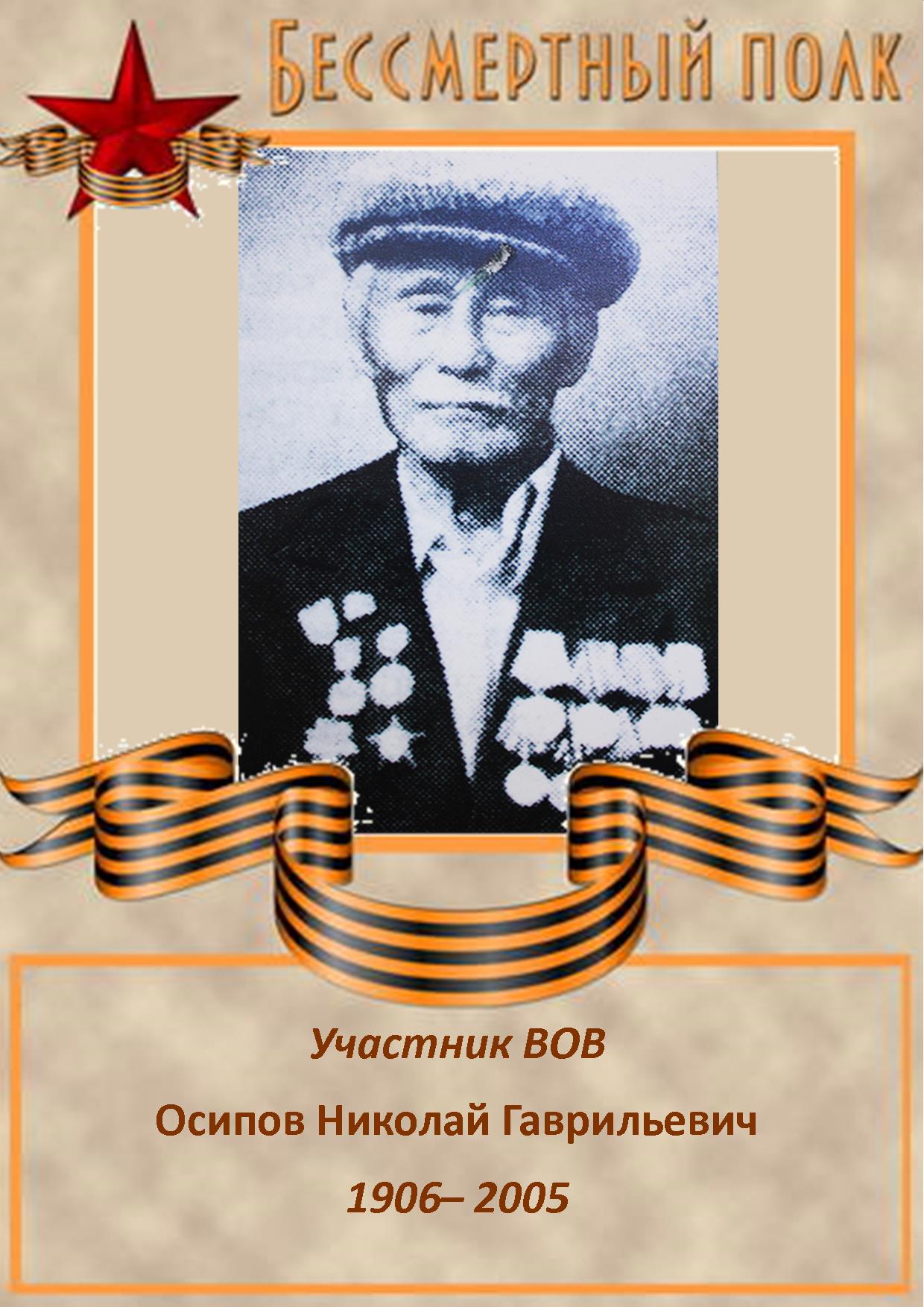 Осипов Николай Гаврильевич